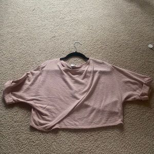 Light pink crop top